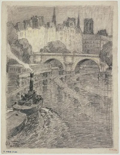 La Cite Et Une Partie Du Pont Neuf