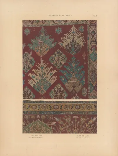 La Collection Kelekian Etoffes Tapis Dorient De Venise Pl 001