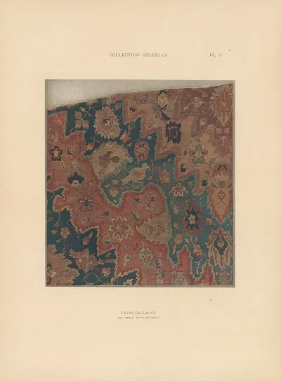 La Collection Kelekian Etoffes Tapis Dorient De Venise Pl 003