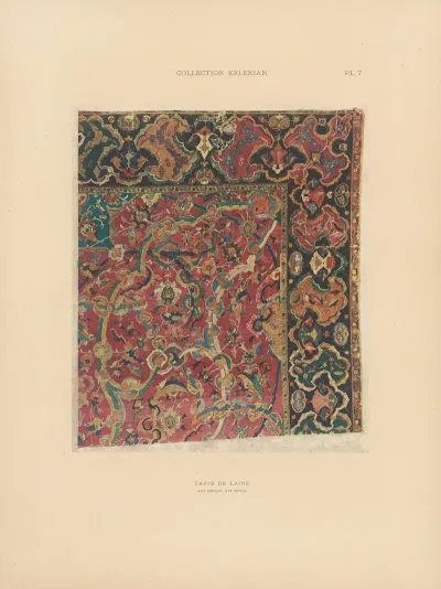 La Collection Kelekian Etoffes Tapis Dorient De Venise Pl 007