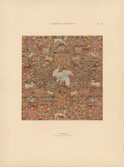 La Collection Kelekian Etoffes Tapis Dorient De Venise Pl 014
