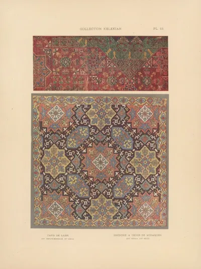 La Collection Kelekian Etoffes Tapis Dorient De Venise Pl 015