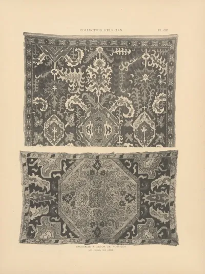 La Collection Kelekian Etoffes Tapis Dorient De Venise Pl 062