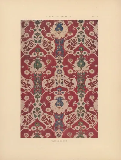 La Collection Kelekian Etoffes Tapis Dorient De Venise Pl 074