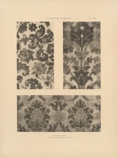 La Collection Kelekian Etoffes Tapis Dorient De Venise Pl 100