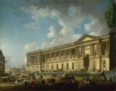 La Colonnade Du Louvre Nouvellement Degagee
