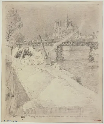 La Construction Du Pont De La Tournelle