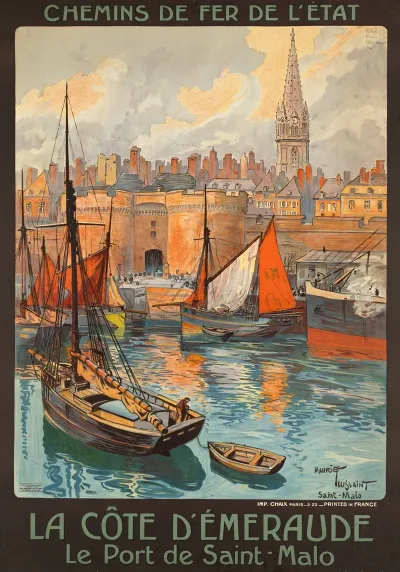 La Cote Demeraude Le Port De Sainte Malo