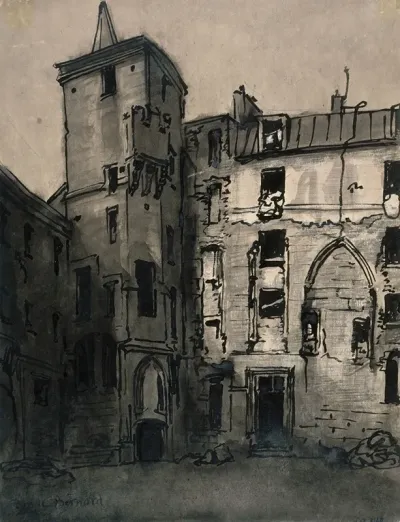 La Cour De Lhotel De Sens
