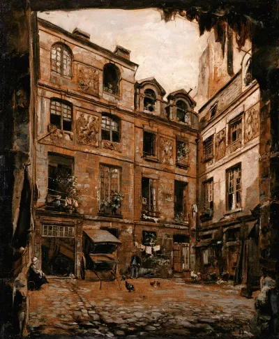 La Cour De Lhotel Dit Colbert Rue De Lhotel Colbert