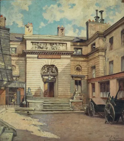 La Cour De Lhotel Gouthiere Rue Pierre Bullet