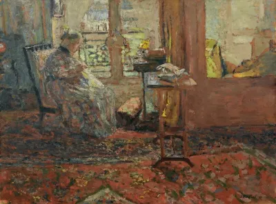 La Couseuse Devant La Fenetre
