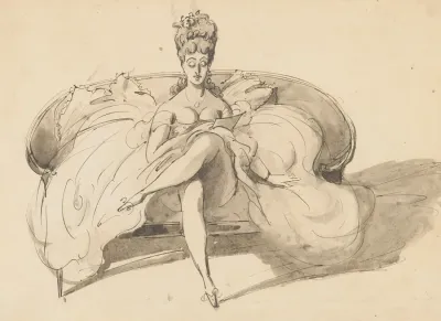 La Dame Au Canape
