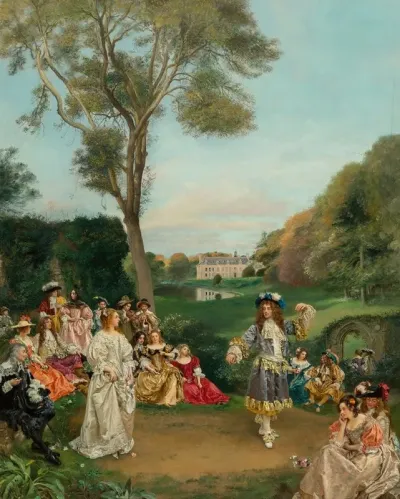 La Danse Chateau De Kerduel Comte De Champagny