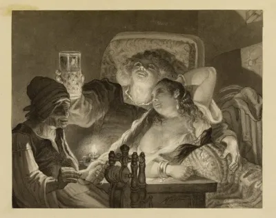 La Dessus Le Jeune Homme Riait Et Caressait La Fille