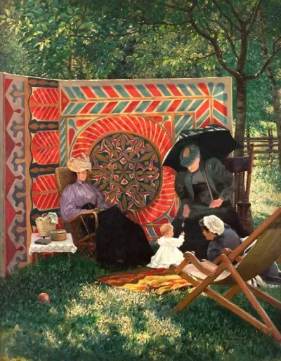 La Famille Du Peintre A Marquartstein