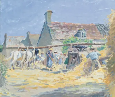 La Fauche Des Foins A Montfoucault