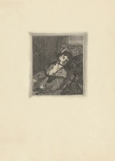 La Femme A La Toque Ecossaise