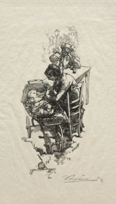 La Femme Au Berceau