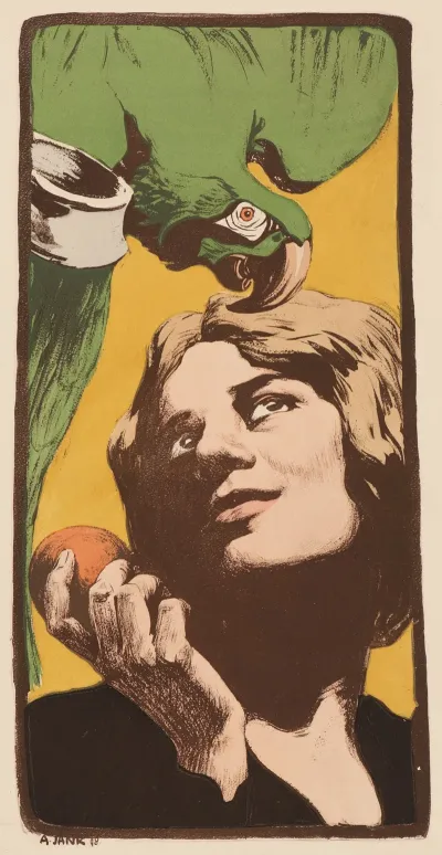 La Femme Au Perroquet