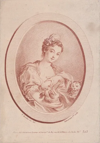 La Femme Au Petit Chien