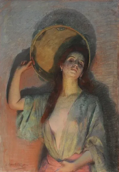 La Femme Au Tambour De Basque