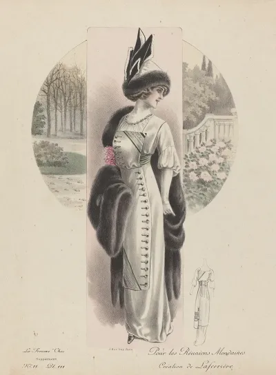 La Femme Chic Pour Les Reunions Mondaines
