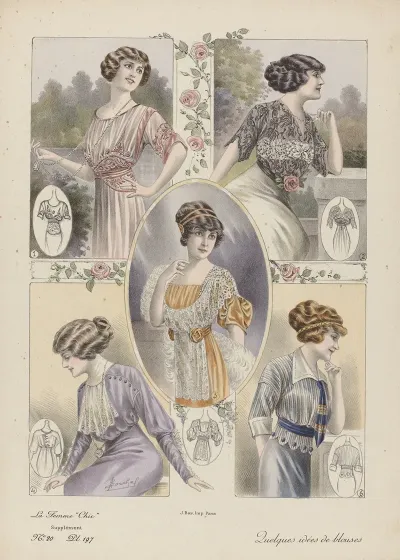 La Femme Chic Quelques Idees De Blouses