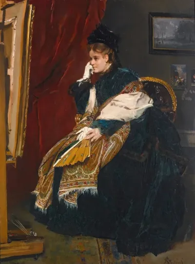 La Femme En Vert Dans Latelier