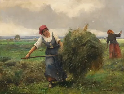 La Fenaison Die Heuernte