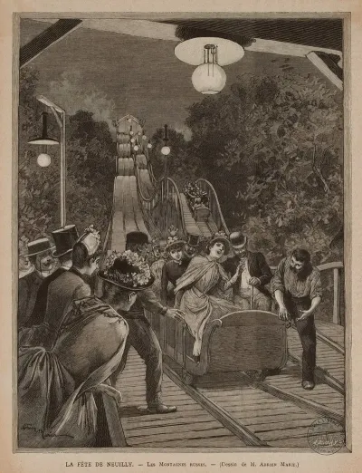 La Fete De Neuilly Les Montagnes Russes