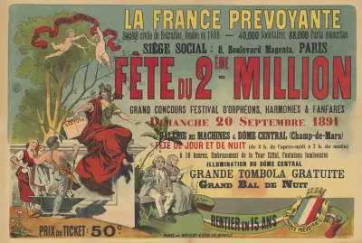 La France Prevoyante Societe Civile De Retraites Fete Du 2eme Million