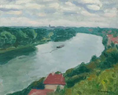 La Frette La Seine Vue Des Coteaux En Direction Dherblay