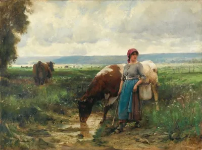 La Gardeuse De Vaches