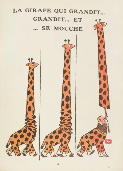 La Girafe Qui Grandit Et Se Mouche