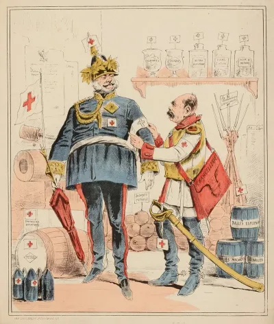 La Guerre A La Prussienne Par Dranerle Pavillon Couvre La Marchandise