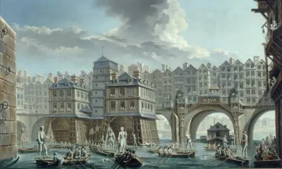 La Joute Des Mariniers Entre Le Pont Notre Dame Et Le Pont Au Change 2