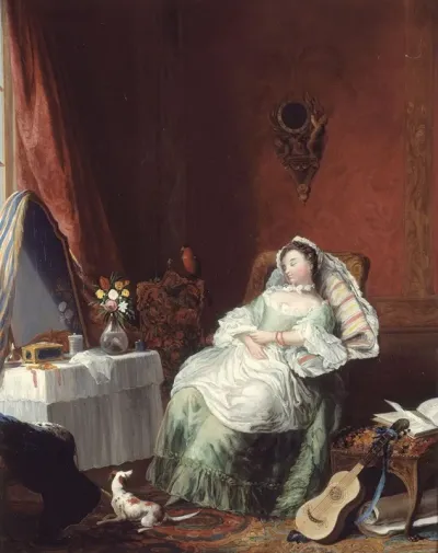 La Liseuse Endormie