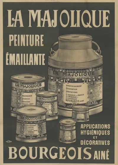 La Majolique Peinture Emaillante Applications Hygieniques Et Decoratives Bourgeois Aine