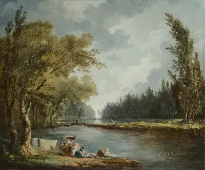 La Marne A Charenton Et Le Moulin A Charenton
