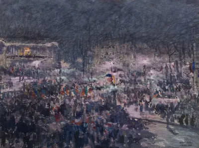 La Marseillaise Chantee A La Loggia De Lopera Par Me Chenal Le 12 Novembre 1918
