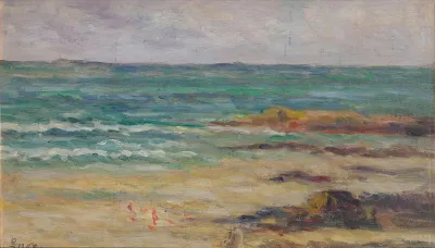 La Mer Au Large De Honfleur