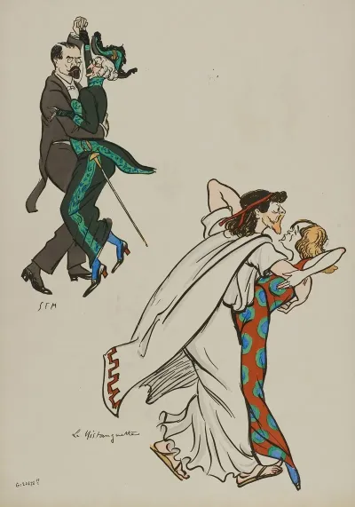 La Mistanguette Louis Barthou Mounet Sully Mistinguett