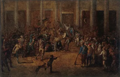 La Mort De Flesselles Prevot Des Marchands Devant Lhotel De Ville Le 14 Juillet 1789 Actuel 4eme Arrondissement
