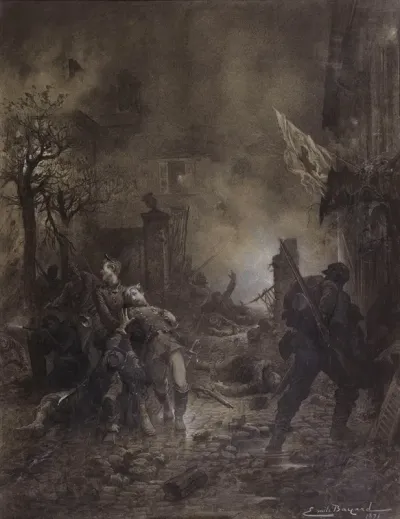 La Mort Du Capitaine Franchetti En 1870