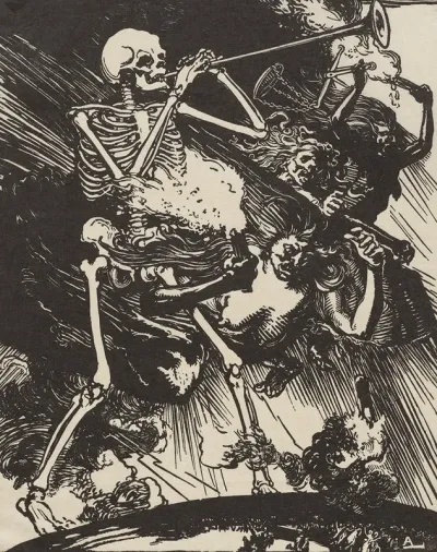 La Mort Et Les Passions Fondant Sur La Terre