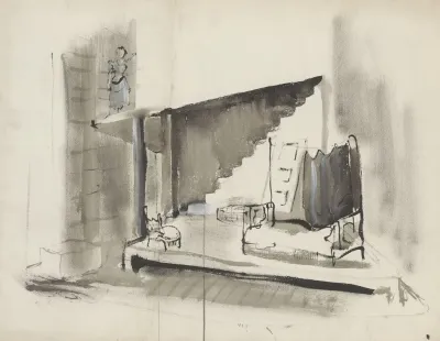 La Nuit Maquette De Decor Chambre
