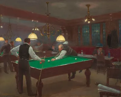 La Partie De Billiard