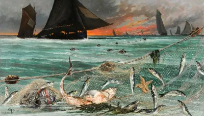La Peche Aux Harengs Decosse Par Les Barques De Berck