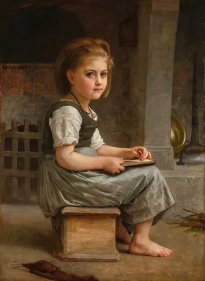 La Petite Ecoliere The Little Schoolgirl